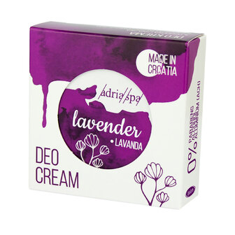 Deo cr&egrave;me -  Lavendel, 75gr