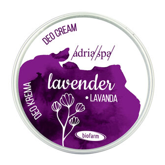 Deo cr&egrave;me -  Lavendel, 75gr