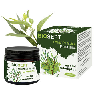 Borst en Rug Balsem Menthol en Eucalyptus (50ml)